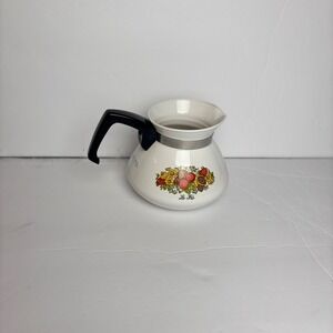 Vintage Corning Ware P-104 Spice of Life Le Thé 6 Cup Teapot Cottage Vore Decor